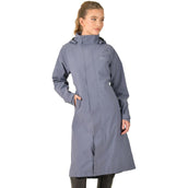Weatherbeeta Abrigo Largo Windbreaker Longline Slate Blue