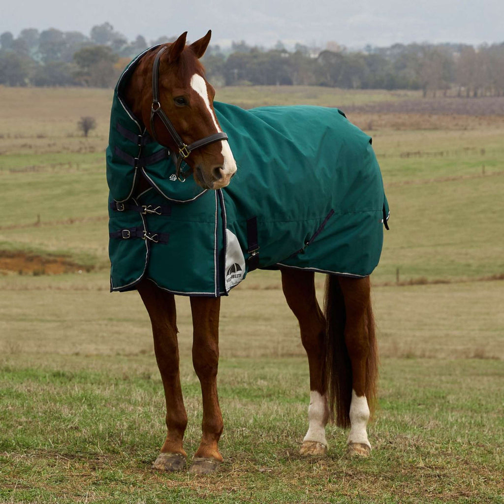 WeatherBeeta ComFiTec Plus Dynamic Turnout Detach-A-Neck 360g Forest Green/Navy