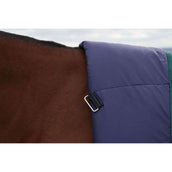 Weatherbeeta Comfitec Plus Dynamic Turnout High Neck 220g Navy/Forest Green