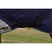 Weatherbeeta Comfitec Plus Dynamic Turnout High Neck 220g Navy/Forest Green