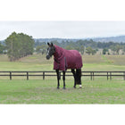 WeatherBeeta ComFiTec Essential Turnout Detach-A-Neck 220g Burdeos/Azul Marino