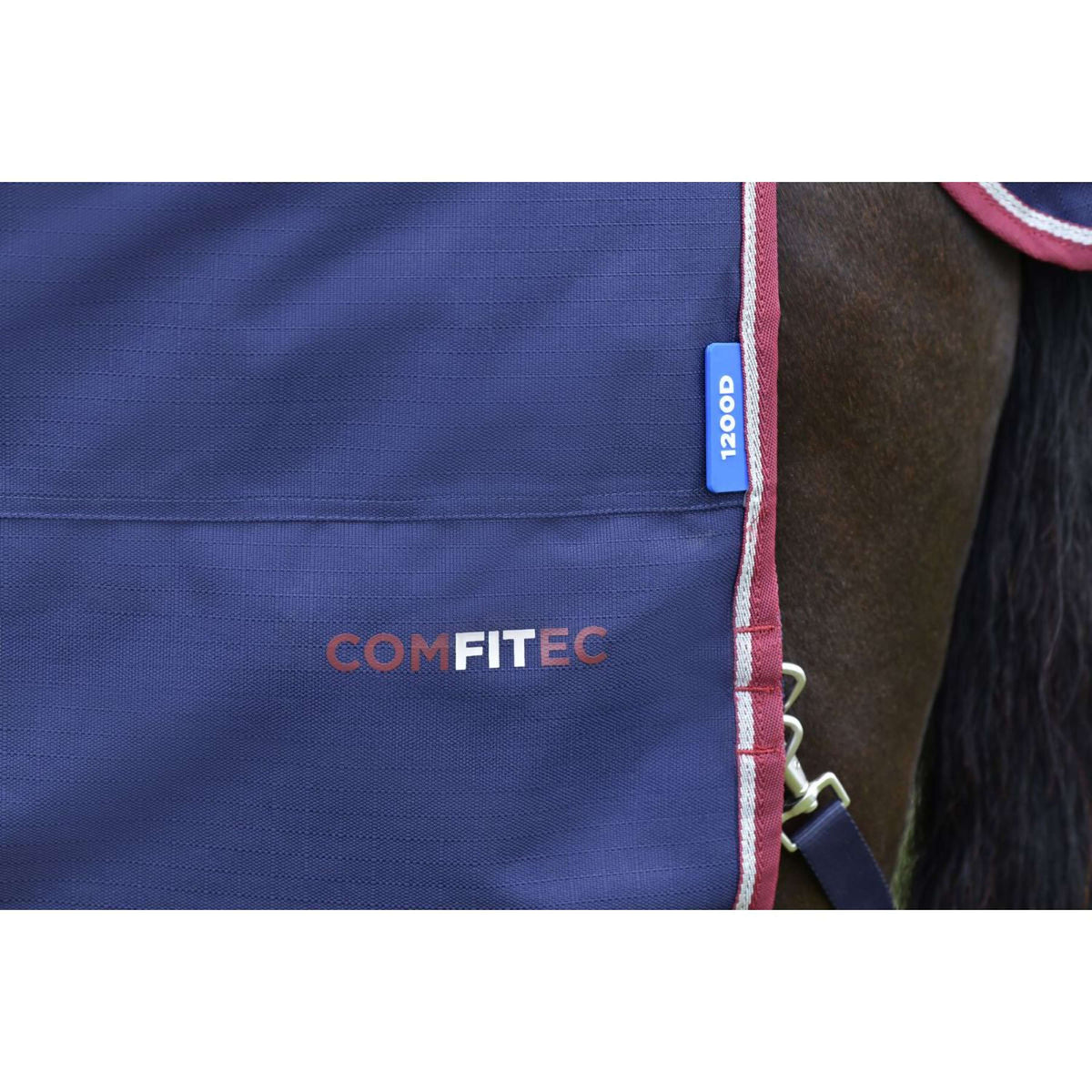 Weatherbeeta Comfitec Essential Turnout Combo 50g Navy/Burgundy