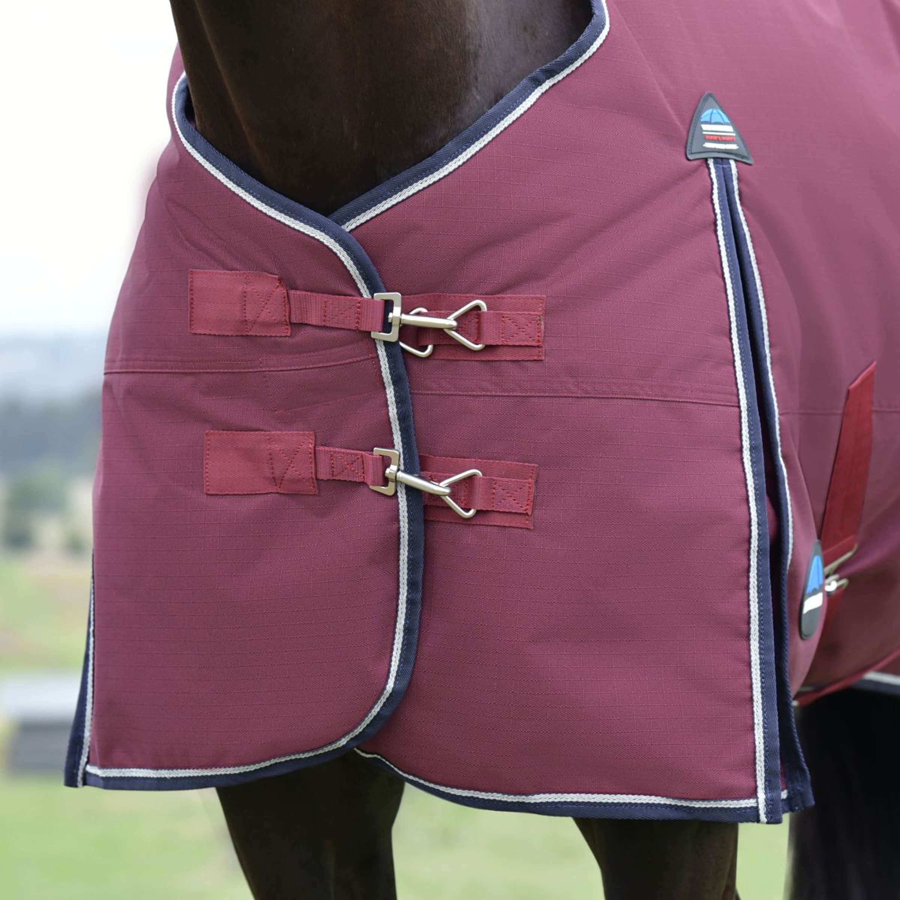 WeatherBeeta ComFiTec Essential Turnout 360g Burdeos/Azul Marino