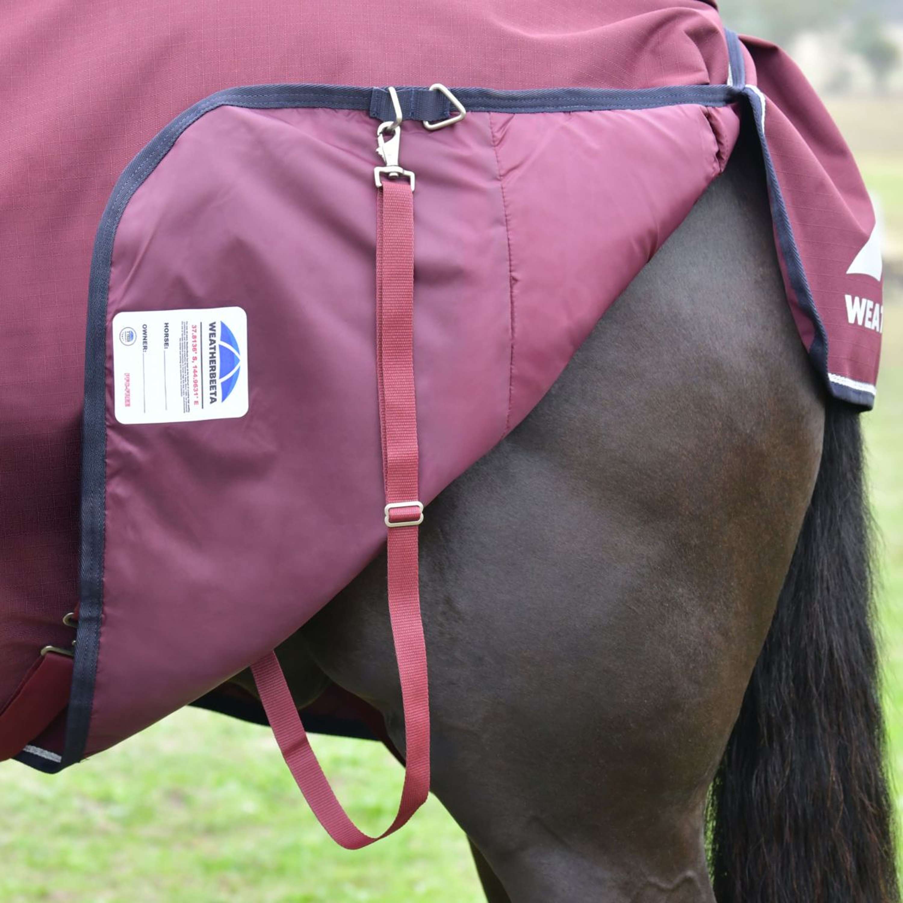 WeatherBeeta ComFiTec Essential Turnout 360g Burdeos/Azul Marino