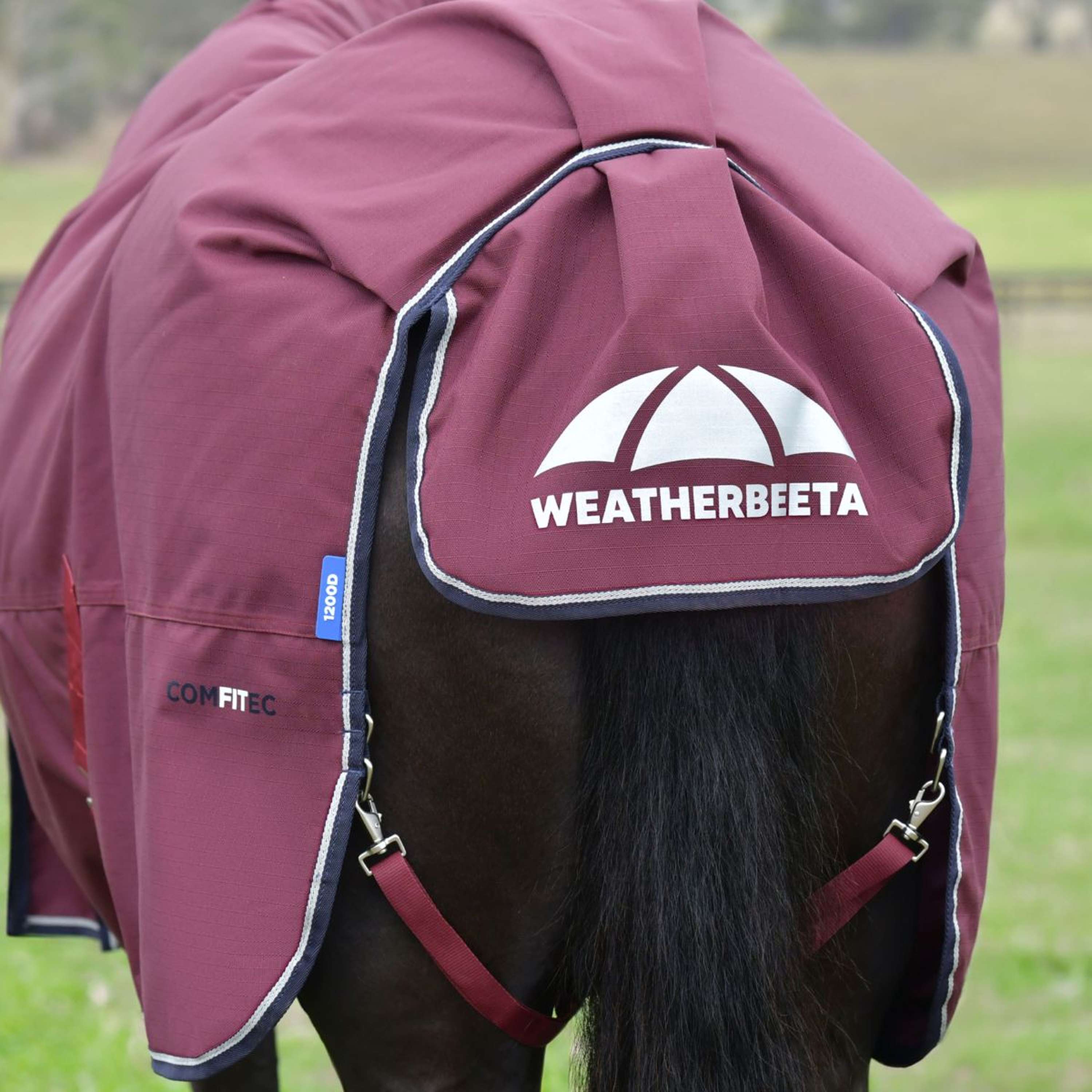 WeatherBeeta ComFiTec Essential Turnout 360g Burdeos/Azul Marino
