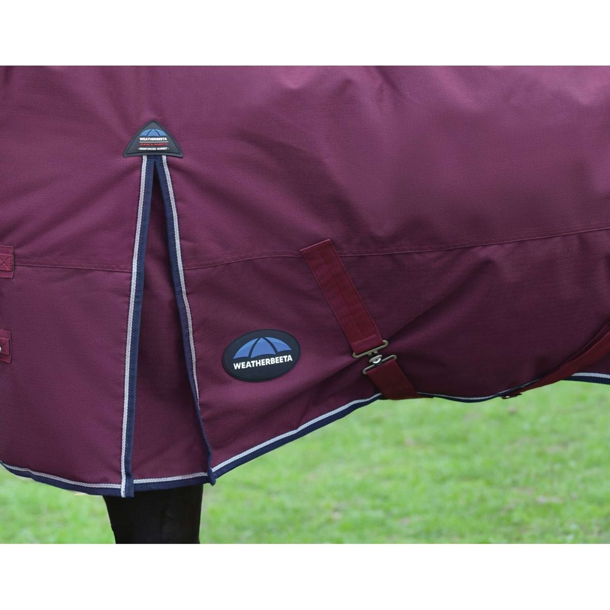 Weatherbeeta Comfitec Essential Turnout 0g Burdeos/Azul Marino