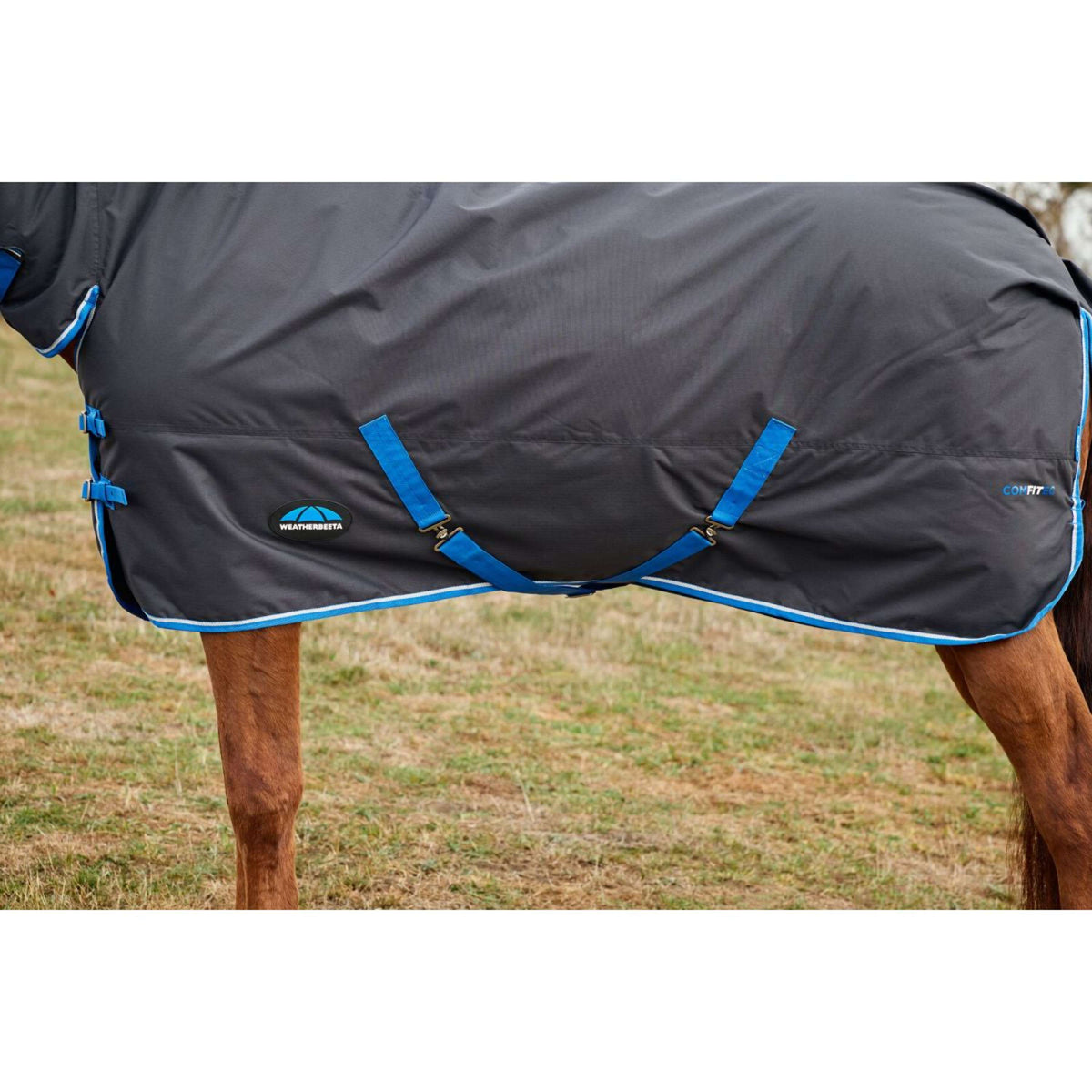 Weatherbeeta Comfitec Tyro Turnout Combo Neck 220g Negro/Cobalto