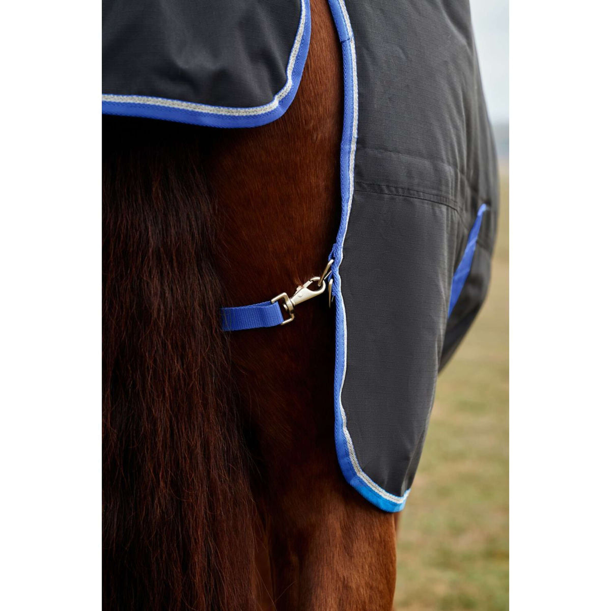 Weatherbeeta Comfitec Tyro Turnout Standard Neck 220g Negro/Cobalto