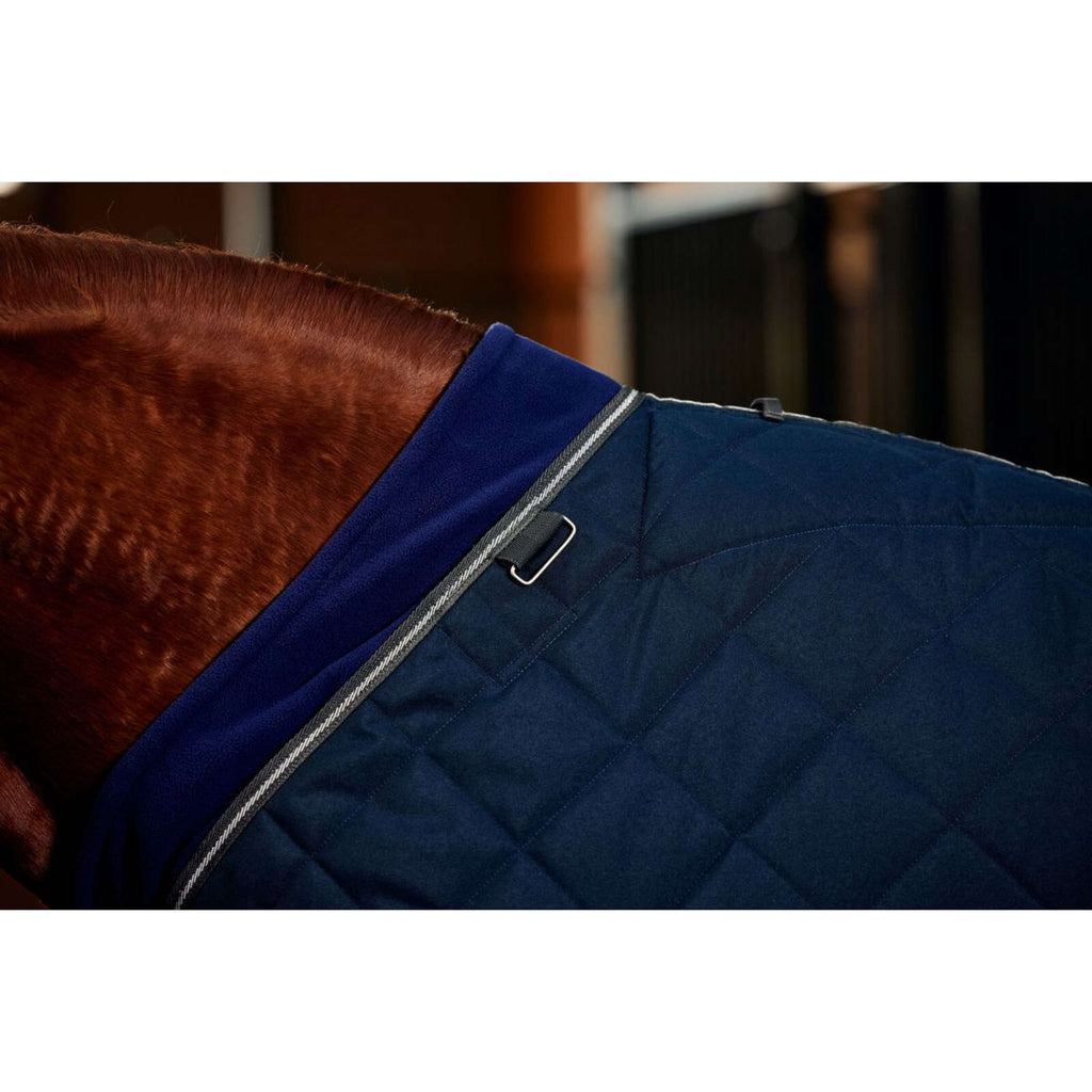 WeatherBeeta Manta de Establo ComFiTec 100D Diamond Quilt Detach-A-Neck 220g Marino/Carbon