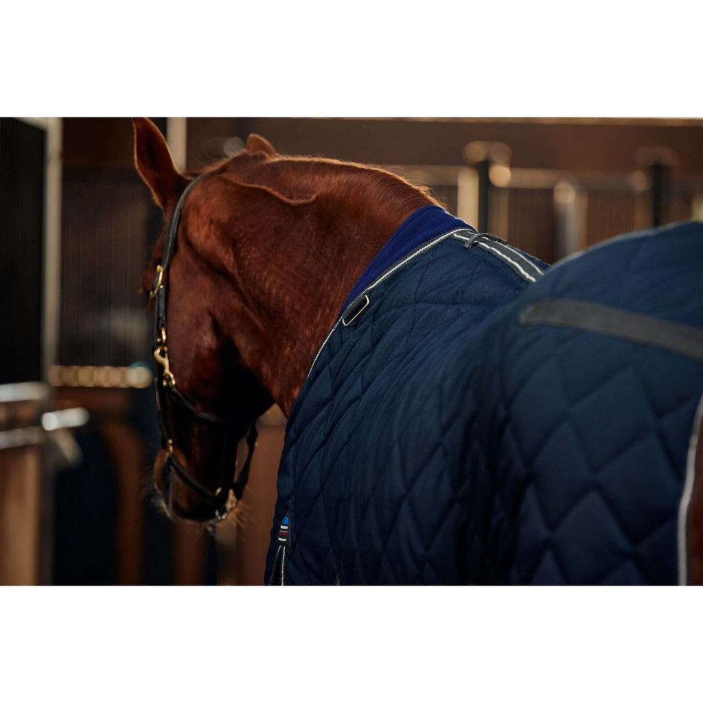 WeatherBeeta Manta de Establo ComFiTec 100D Diamond Quilt Detach-A-Neck 220g Marino/Carbon