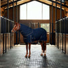 WeatherBeeta Manta de Establo ComFiTec 100D Diamond Quilt Detach-A-Neck 220g Marino/Carbon