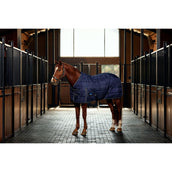 Weatherbeeta Manta de Establo Comfitec PP Channel Quilt Detach-A-Neck 220g Marino/Carbon