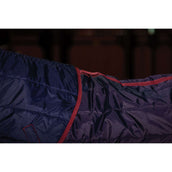 Weatherbeeta Manta de Establo Comfitec 210D Channel Quilt Combo Neck 220g Navy/Burgundy