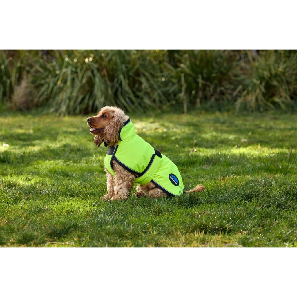 WeatherBeeta Manta para Perros ComFiTec Reflective 300D Deluxe Showerproof Amarillo
