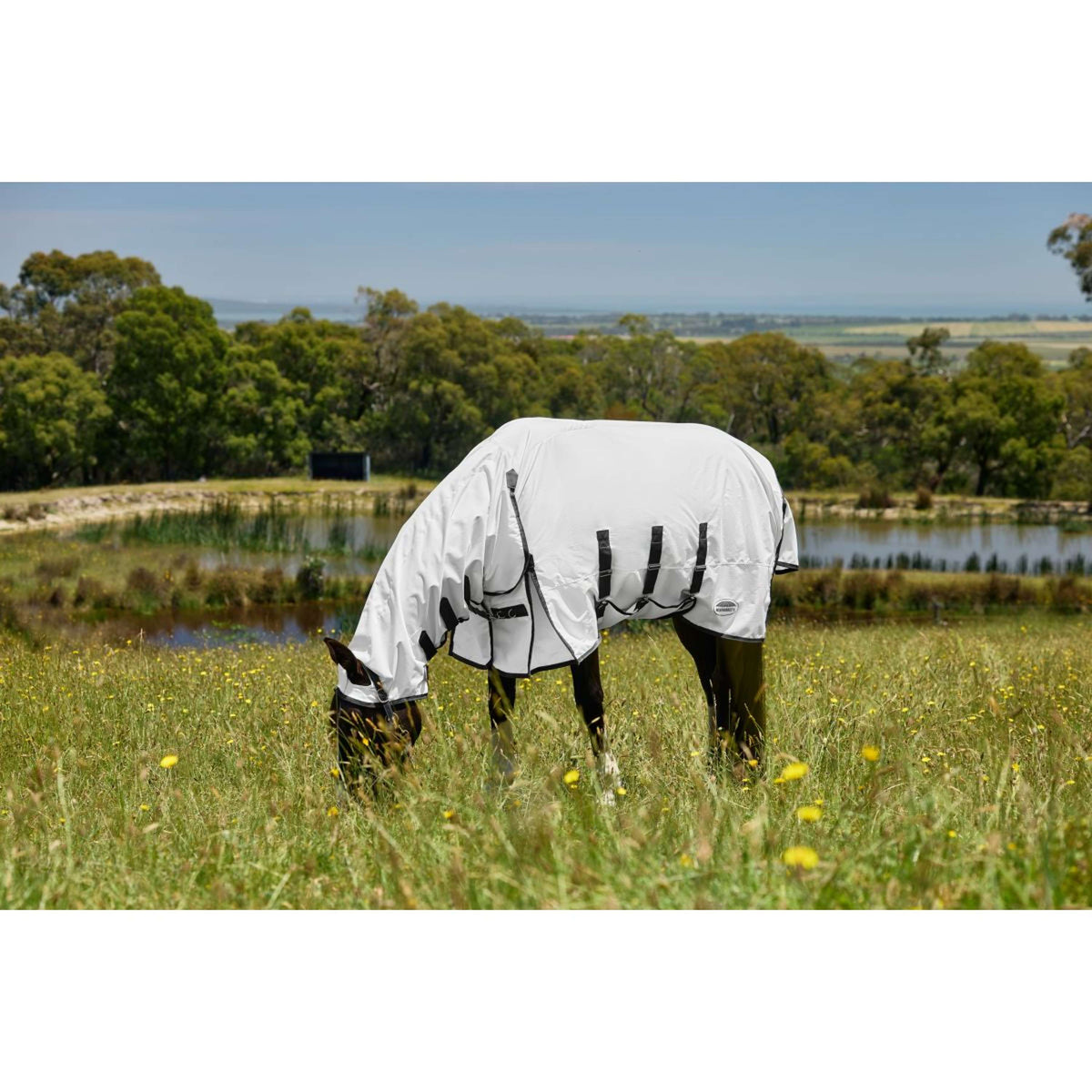 WeatherBeeta Manta para Eczema ComFiTec Sweet Itch Combo Blanco/Charcoal