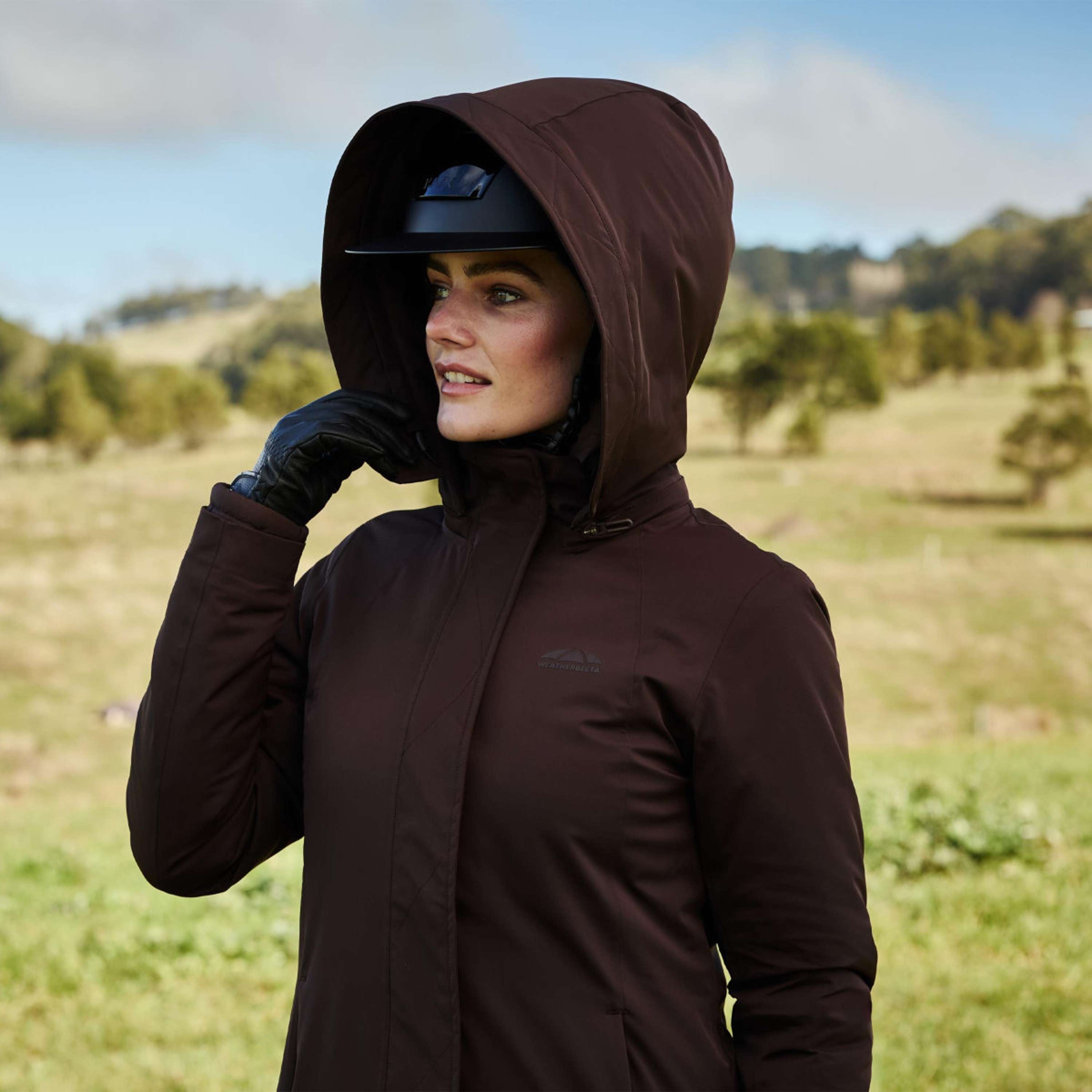 WeatherBeeta Abrigo Largo Protect Waterproof Insulated Longline Espresso