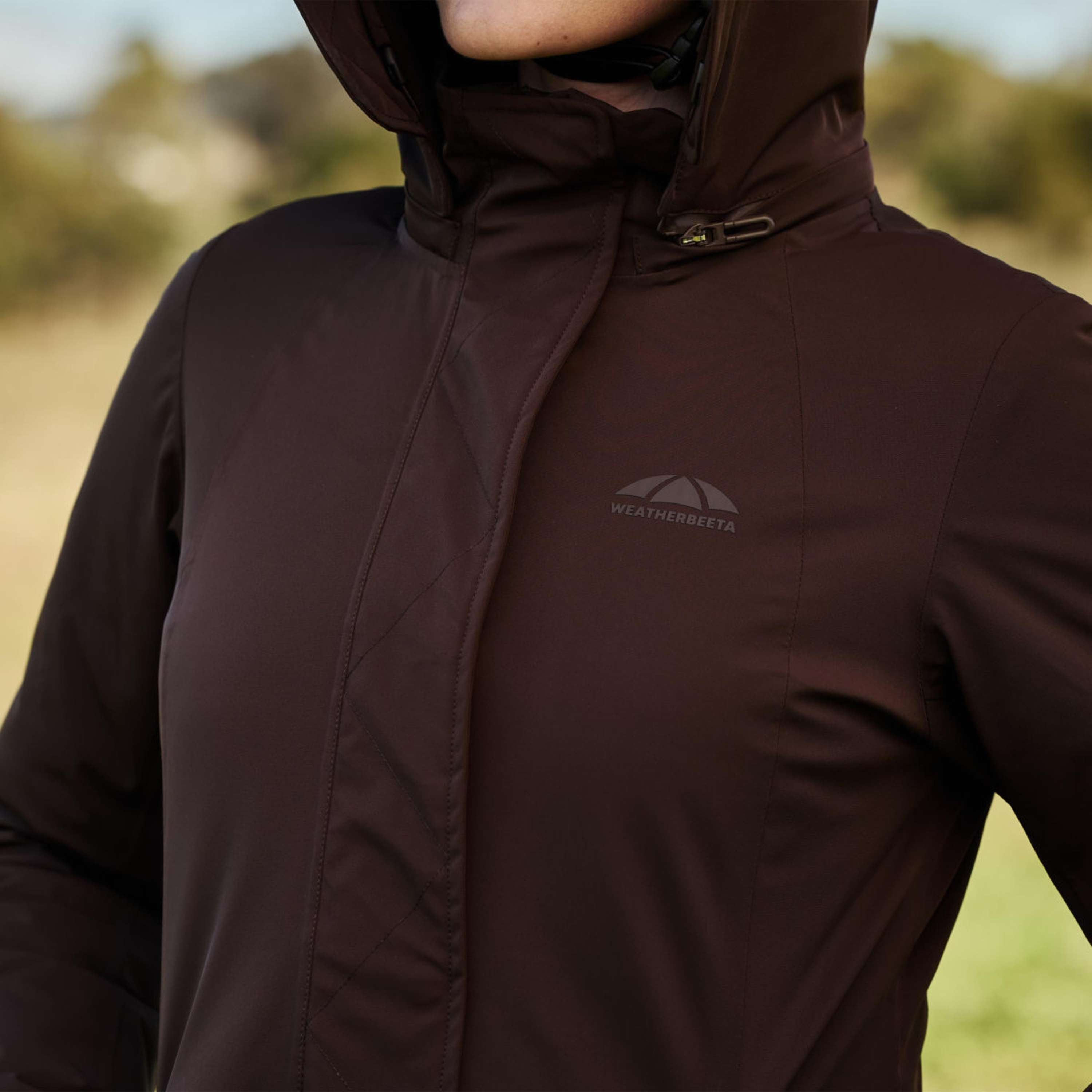 WeatherBeeta Abrigo Largo Protect Waterproof Insulated Longline Espresso
