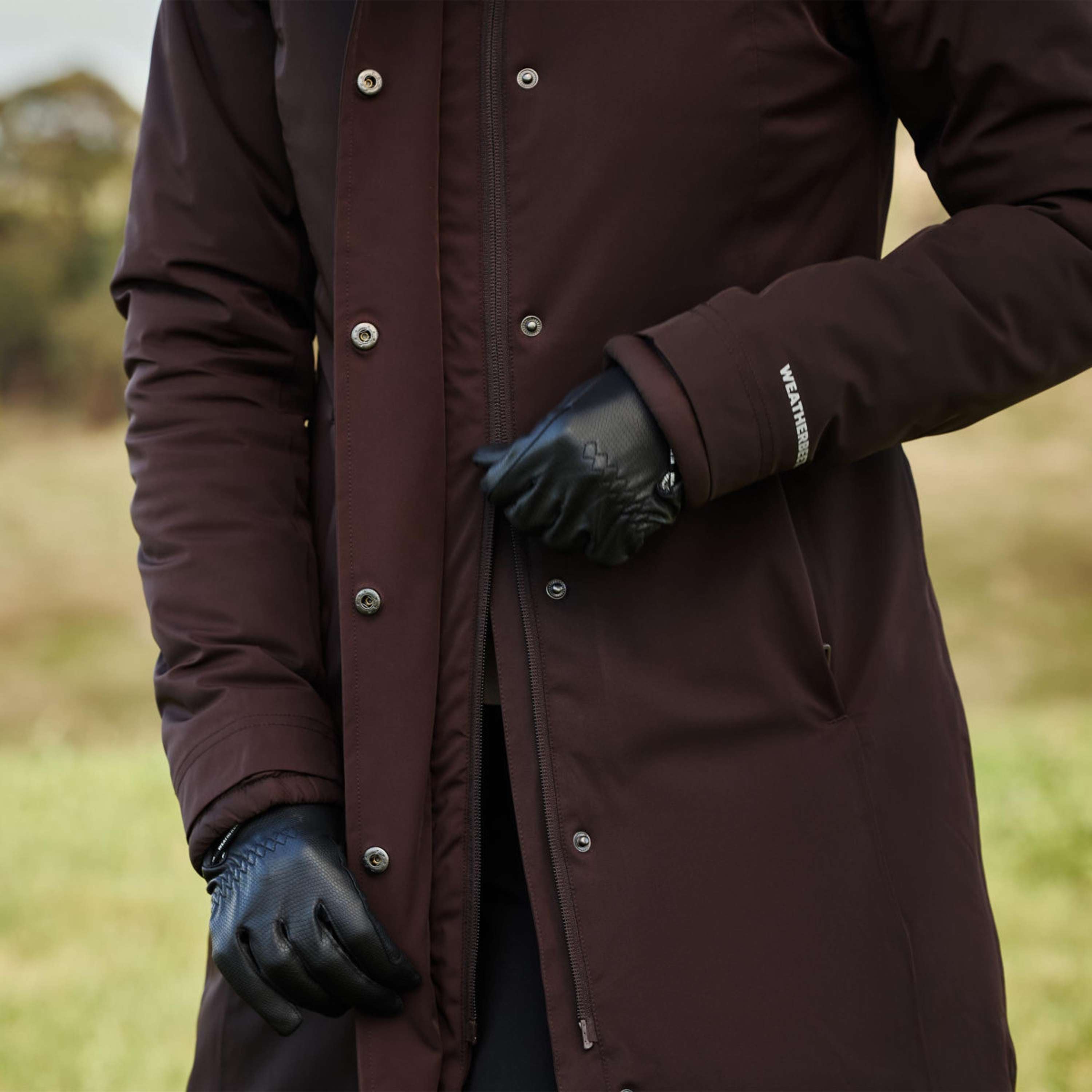WeatherBeeta Abrigo Largo Protect Waterproof Insulated Longline Espresso