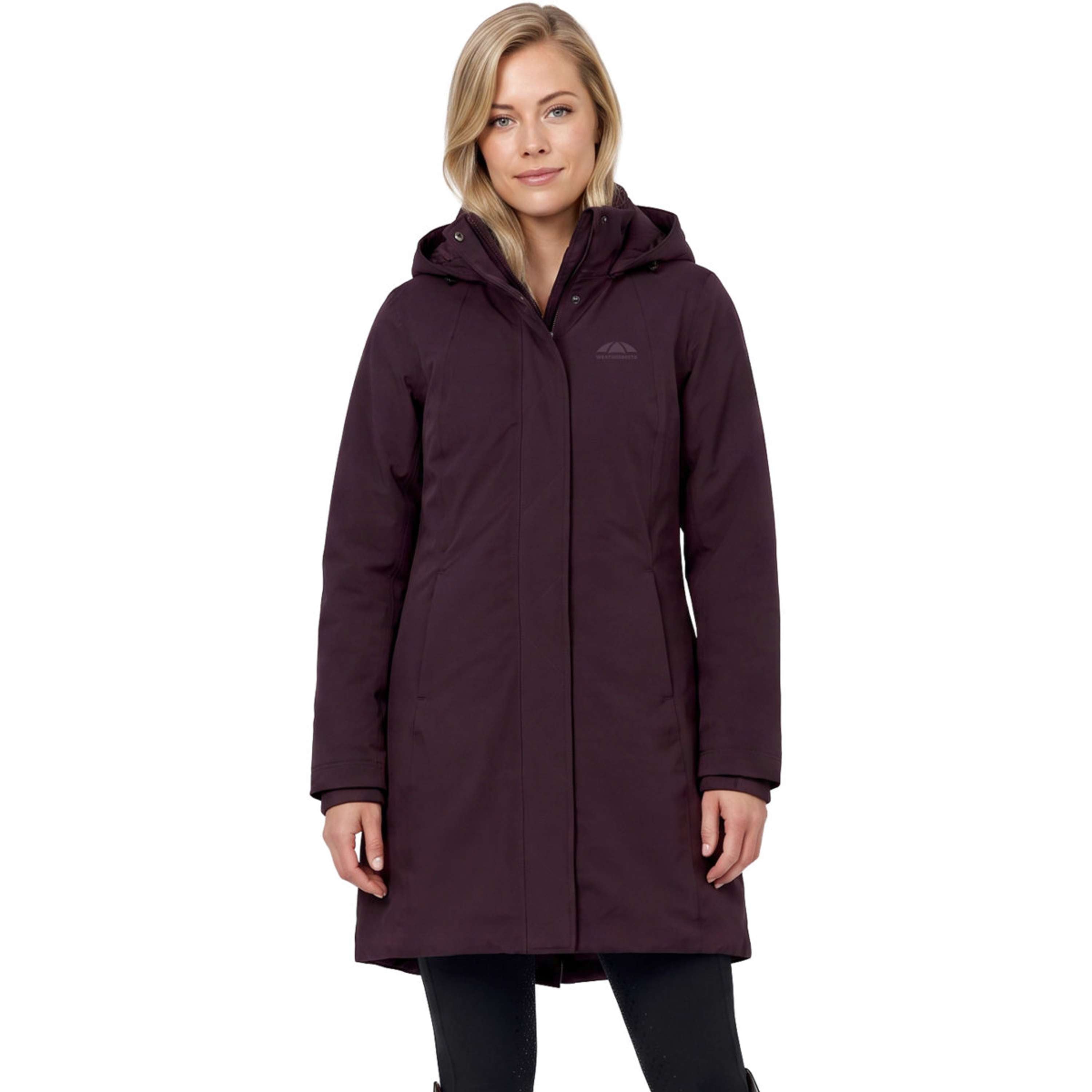 WeatherBeeta Abrigo Largo Protect Waterproof Insulated Longline Blackberry