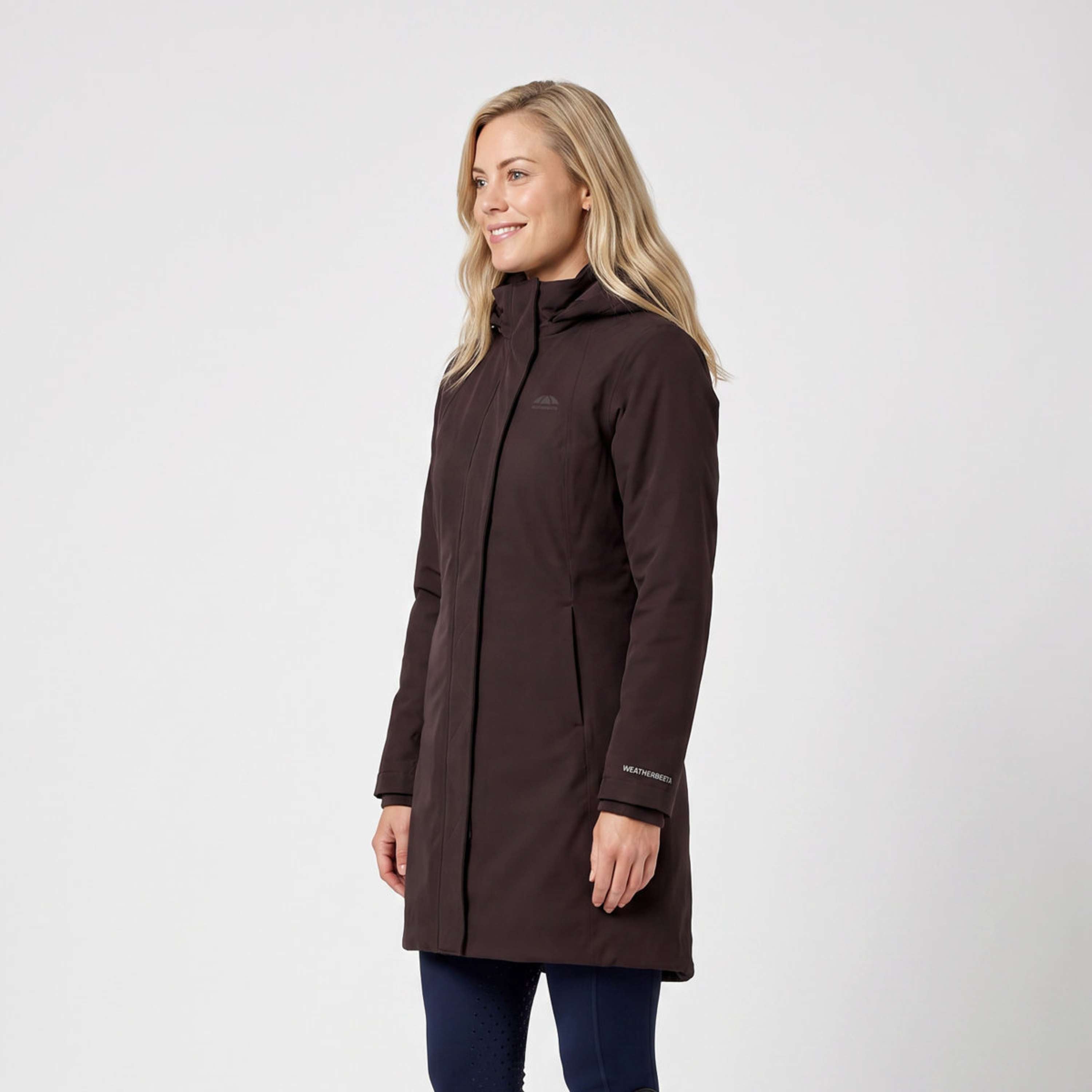 WeatherBeeta Abrigo Largo Protect Waterproof Insulated Longline Espresso