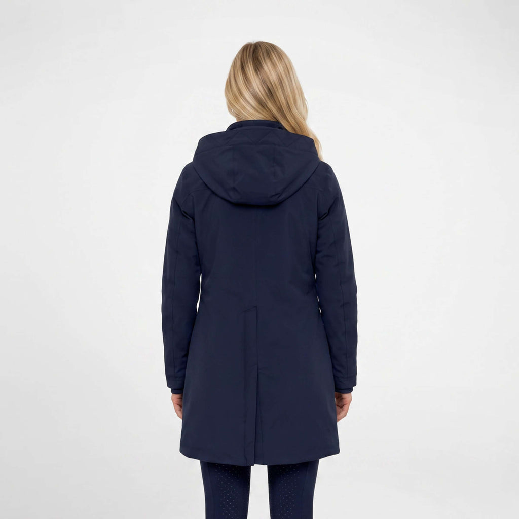 WeatherBeeta Abrigo Largo Protect Waterproof Insulated Longline Navy