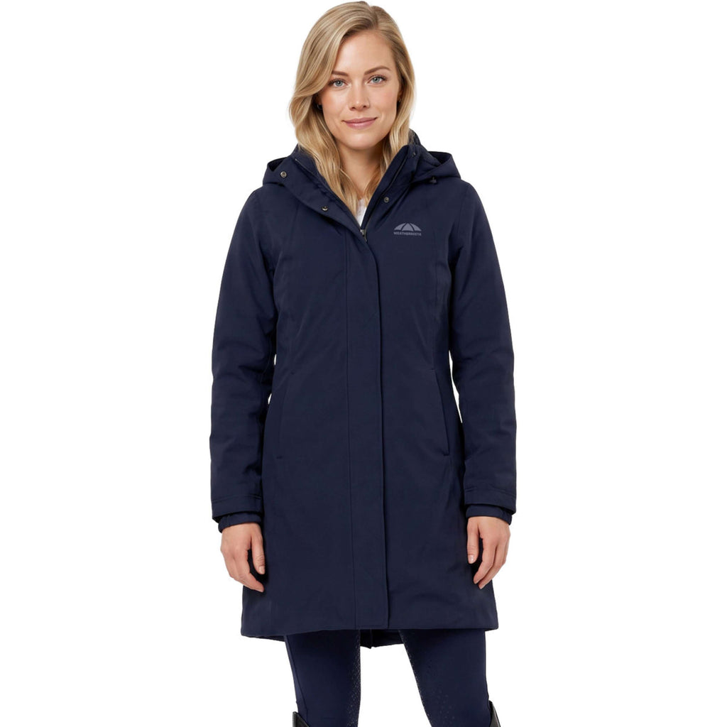 WeatherBeeta Abrigo Largo Protect Waterproof Insulated Longline Navy