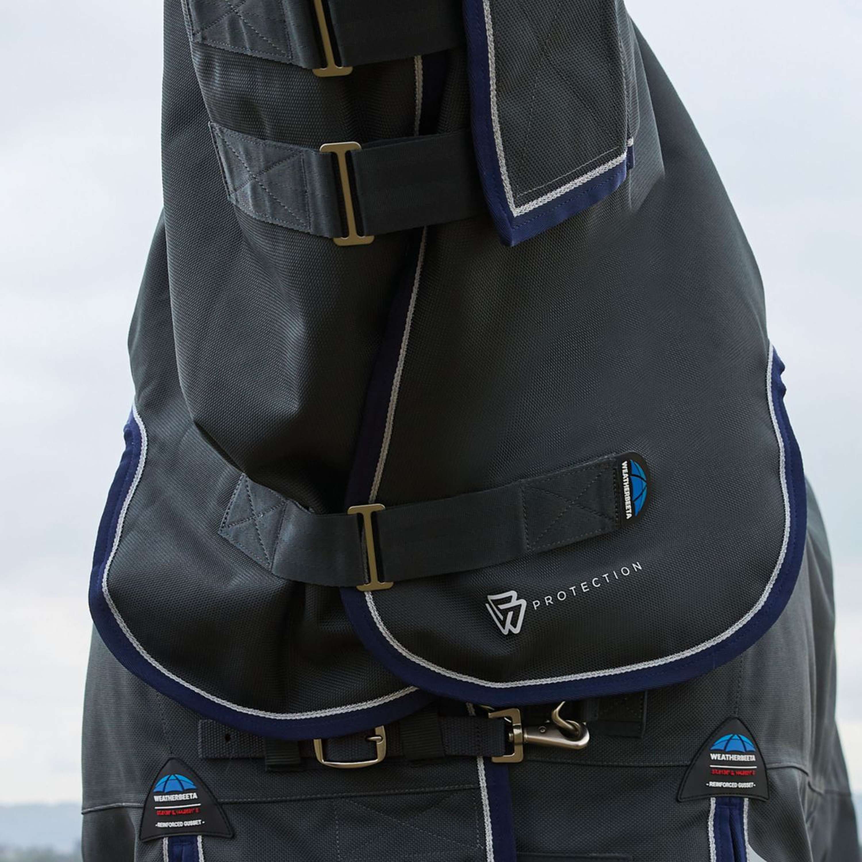 WeatherBeeta ComFiTec Ultra Turnout Neck Cover 220g Carbon