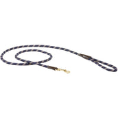 WeatherBeeta Dog Lead Cuerda De Cuero Navy/Brown