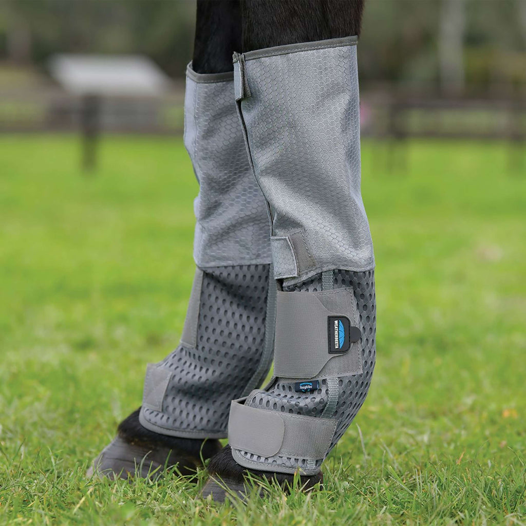 WeatherBeeta Protectores de patas para moscas ComFiTEc Hexi Wraps Gris/Plata