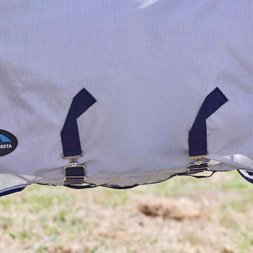 WeatherBeeta Manta Antimoscas ComFiTec Hexi Combo Silver/Navy/White