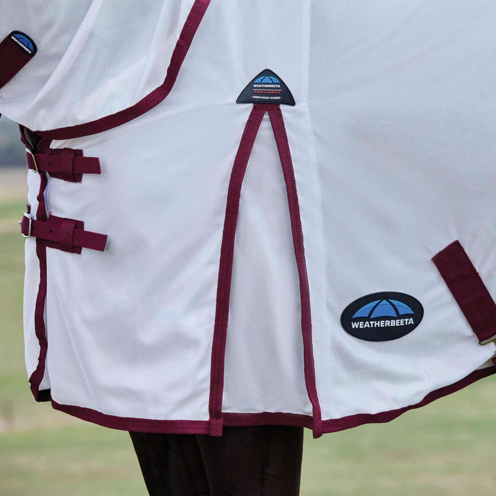 WeatherBeeta Manta Antimoscas ComFiTec Essential Combo Blanco/Burdeos