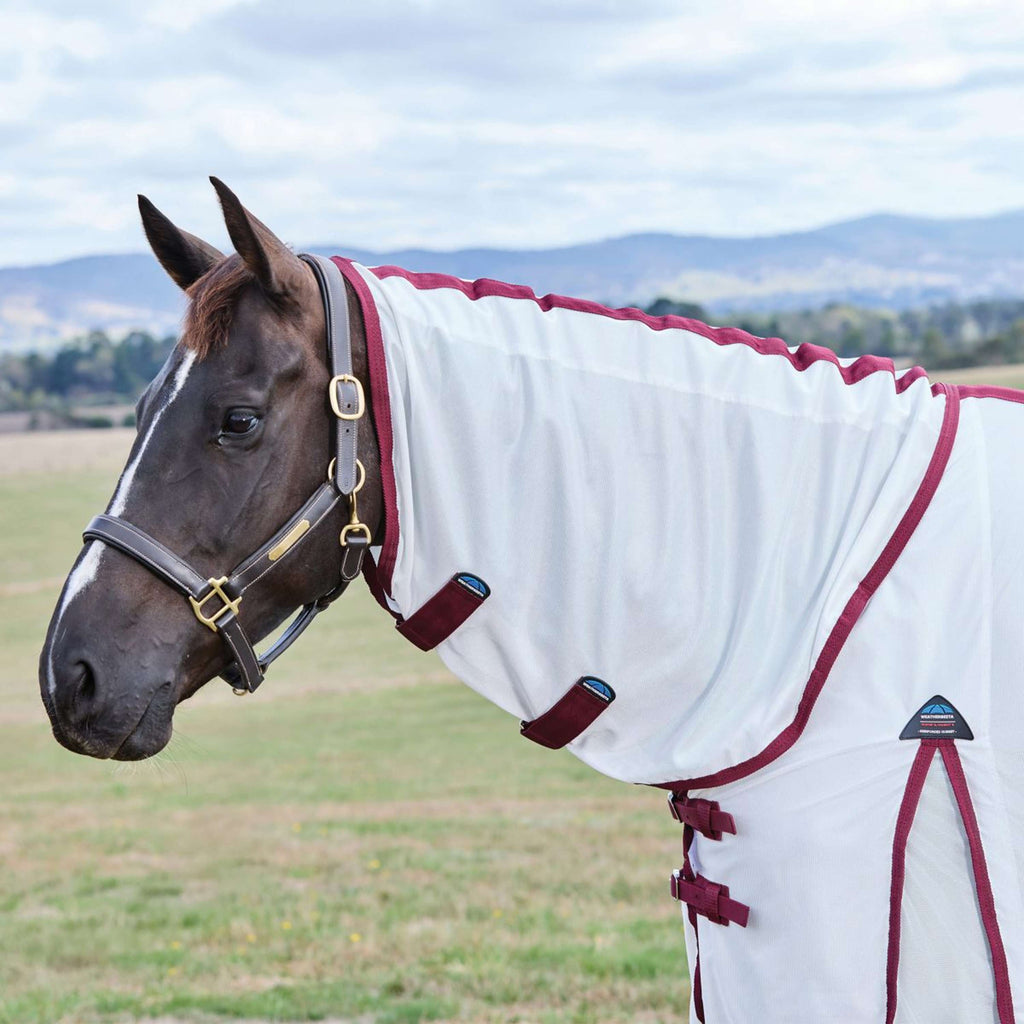 WeatherBeeta Manta Antimoscas ComFiTec Essential Combo Blanco/Burdeos