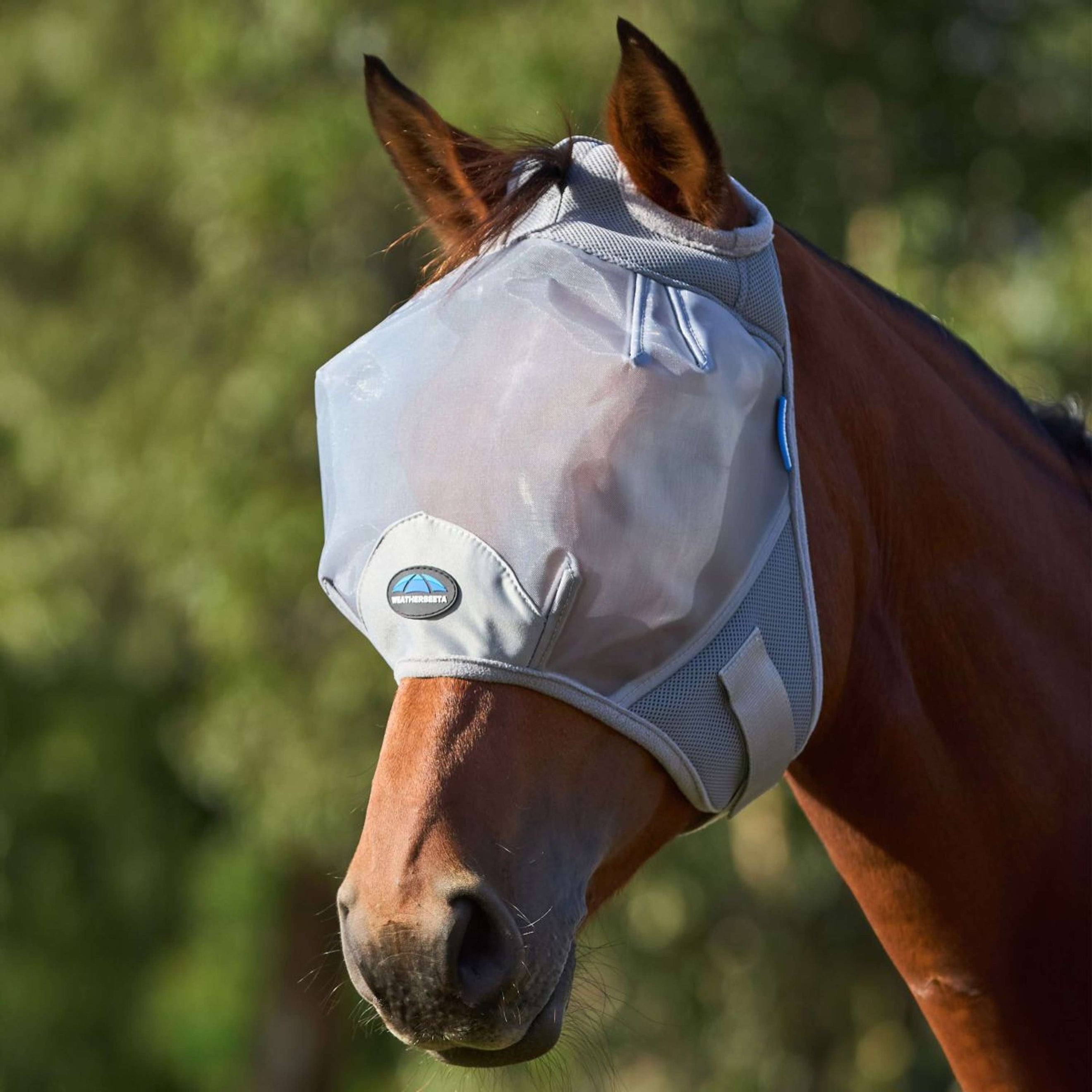 WeatherBeeta Máscara para Moscas ComFiTec Fine Sin Orejas Gris WeatherBeeta Máscara para Moscas ComFiTec Fine Sin Orejas Gris