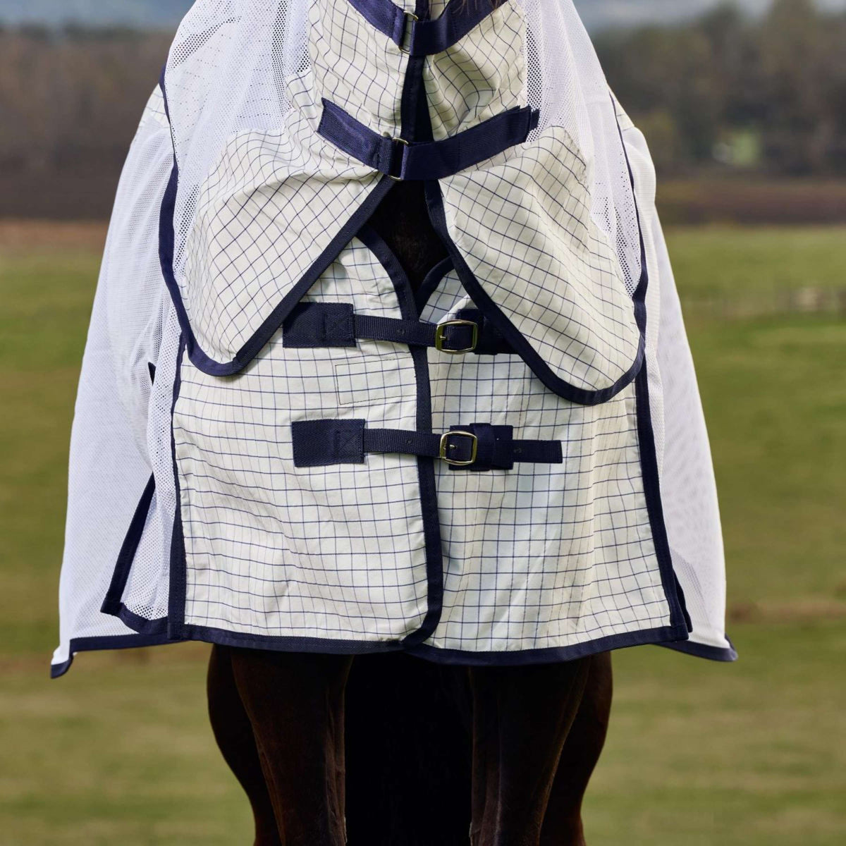 WeatherBeeta Manta de Verano Airstream Combo Blanco/Azul Marino