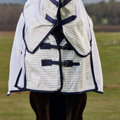 WeatherBeeta Manta de Verano Airstream Combo Blanco/Azul Marino