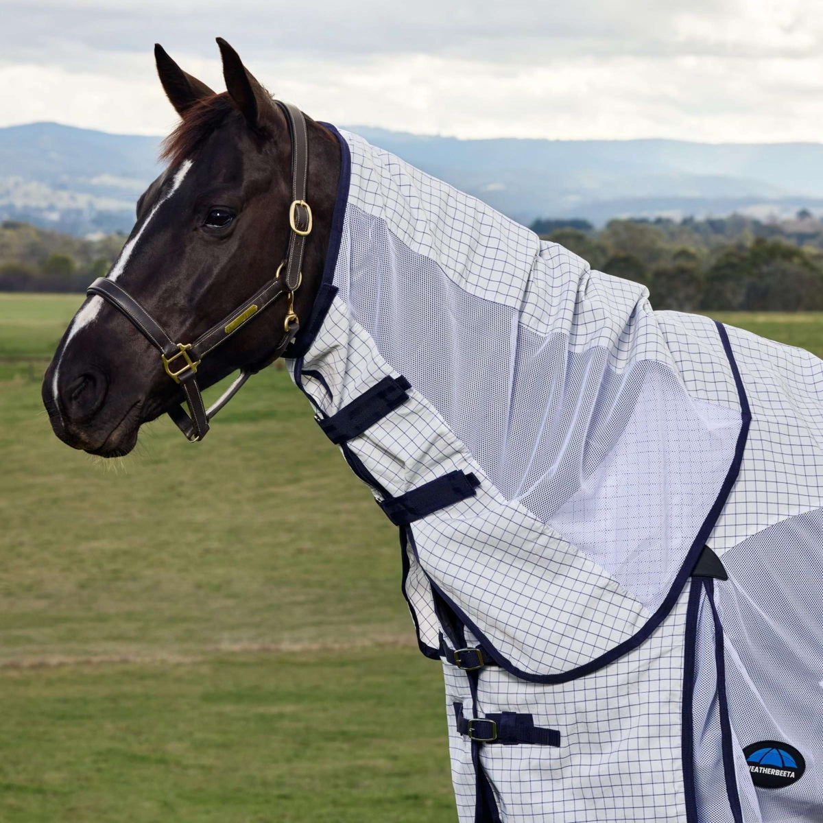WeatherBeeta Manta de Verano Airstream Combo Blanco/Azul Marino