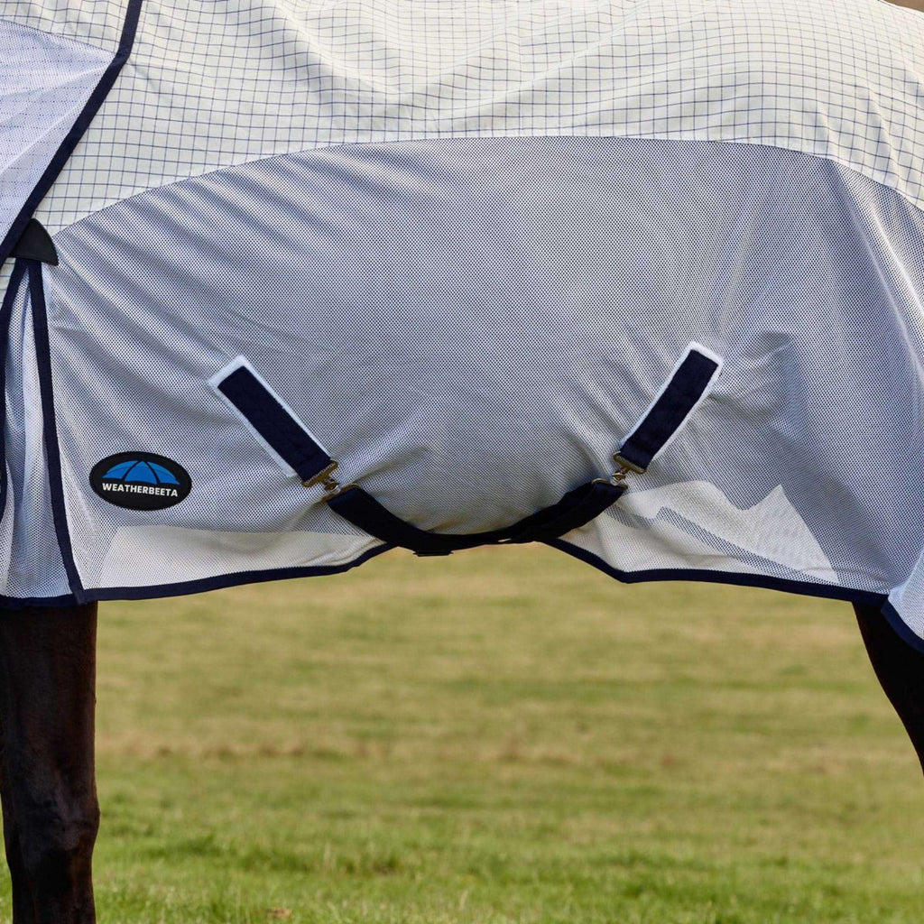 WeatherBeeta Manta de Verano Airstream Combo Blanco/Azul Marino