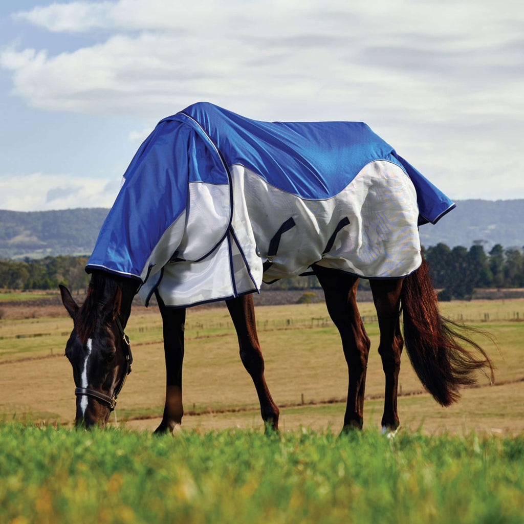 WeatherBeeta ComFiTec Duo Shield Deatch-A-Neck Azul/Plateado/Navy