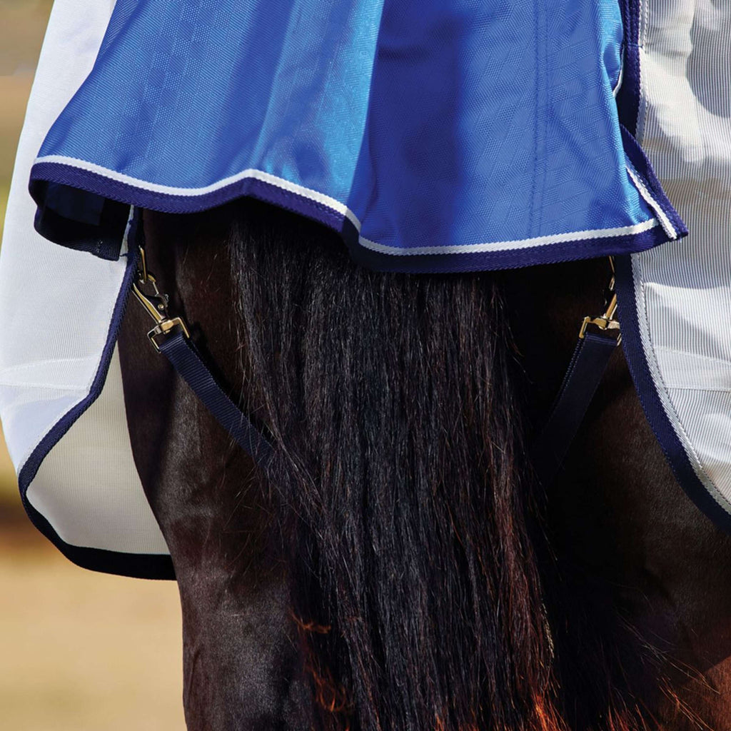 WeatherBeeta ComFiTec Duo Shield Deatch-A-Neck Azul/Plateado/Navy