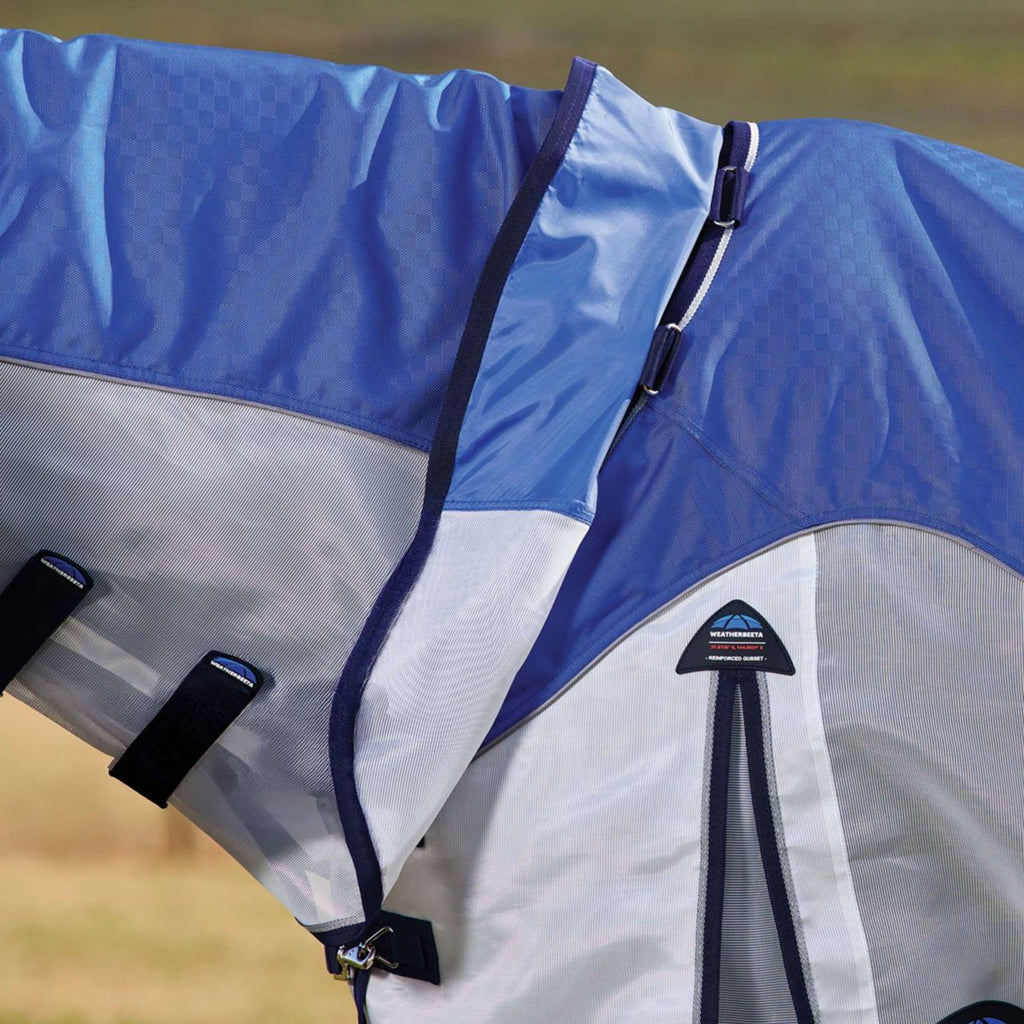 WeatherBeeta ComFiTec Duo Shield Deatch-A-Neck Azul/Plateado/Navy