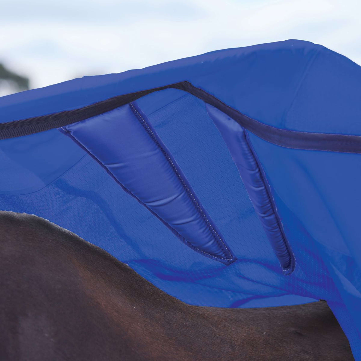 WeatherBeeta ComFiTec Duo Shield Deatch-A-Neck Azul/Plateado/Navy