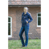 HKM Pantalón de Equitación Summer Denim Azul jeans/Azul oscuro