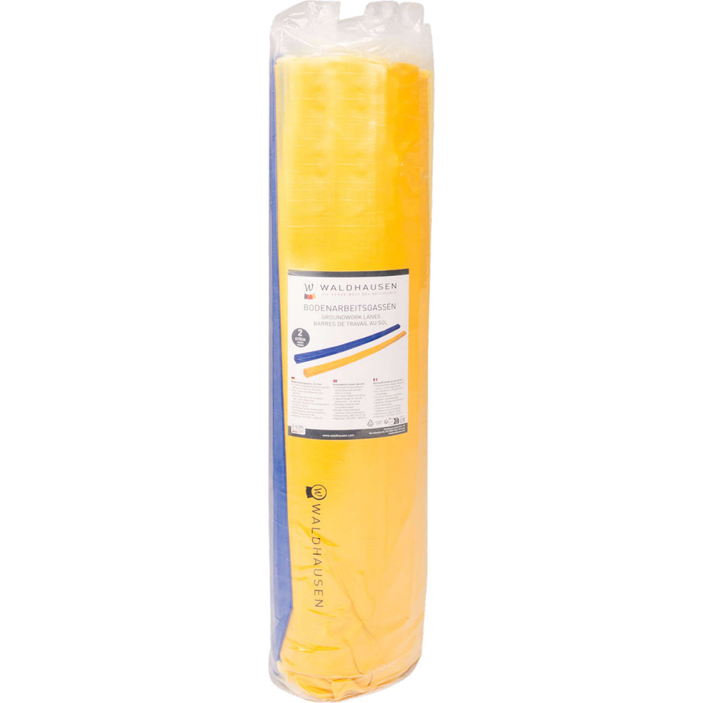 Waldhausen Vigas de cimentaciÃ³n Set de 2 Azul/Amarillo