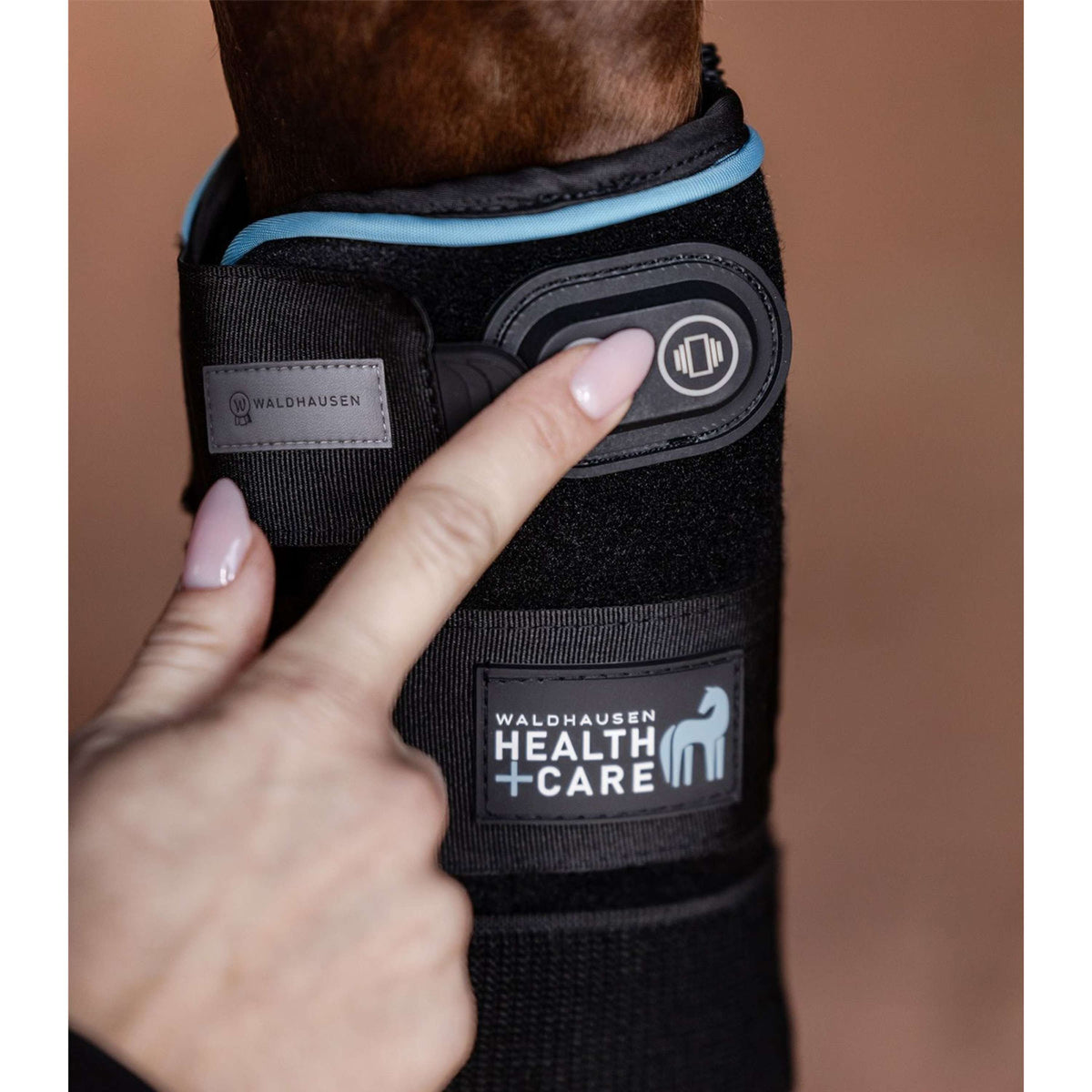 Waldhausen Health + Care Protector TecSupreme Enfriamiento/Calentamiento/VibraciÃ³n Negro