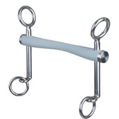 Beris Bocado de Dressage Comfort Stang Long Hard Blanco