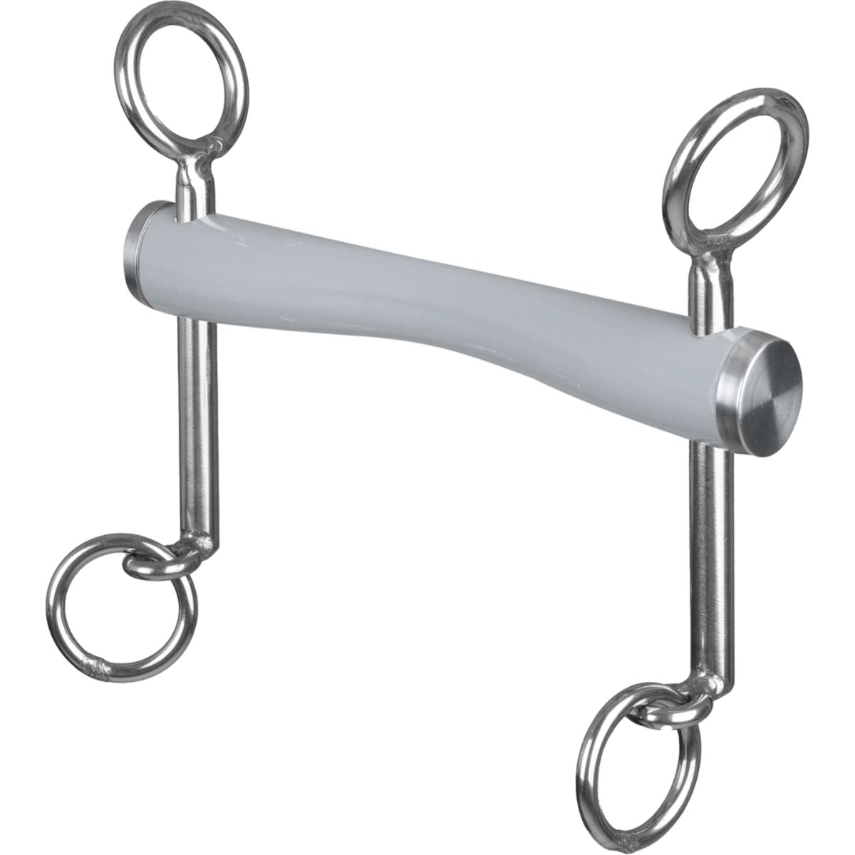 Beris Bocado de Dressage Comfort Stang Short Soft Blanco