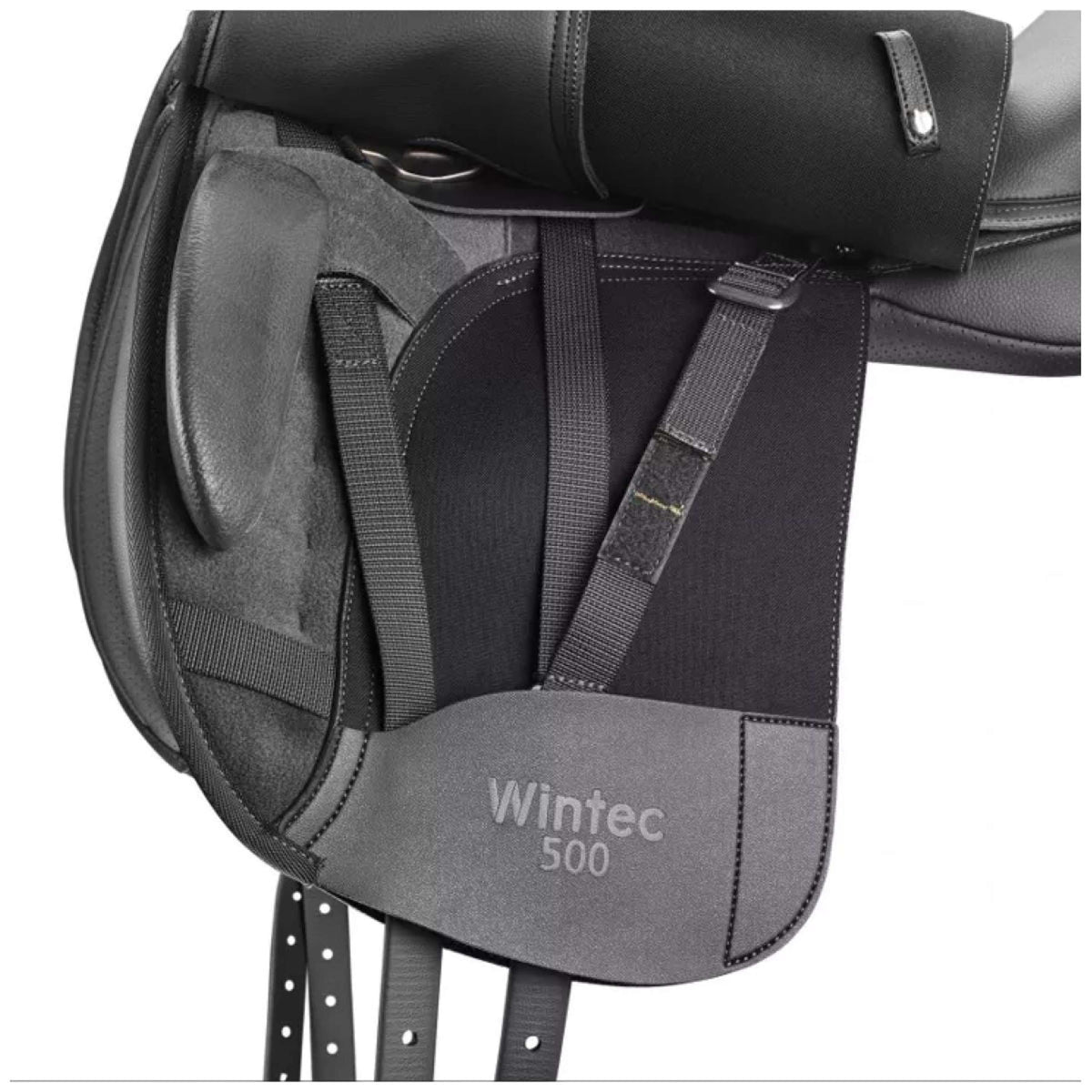Wintec Silla de Doma 500 Wide Hart Negro