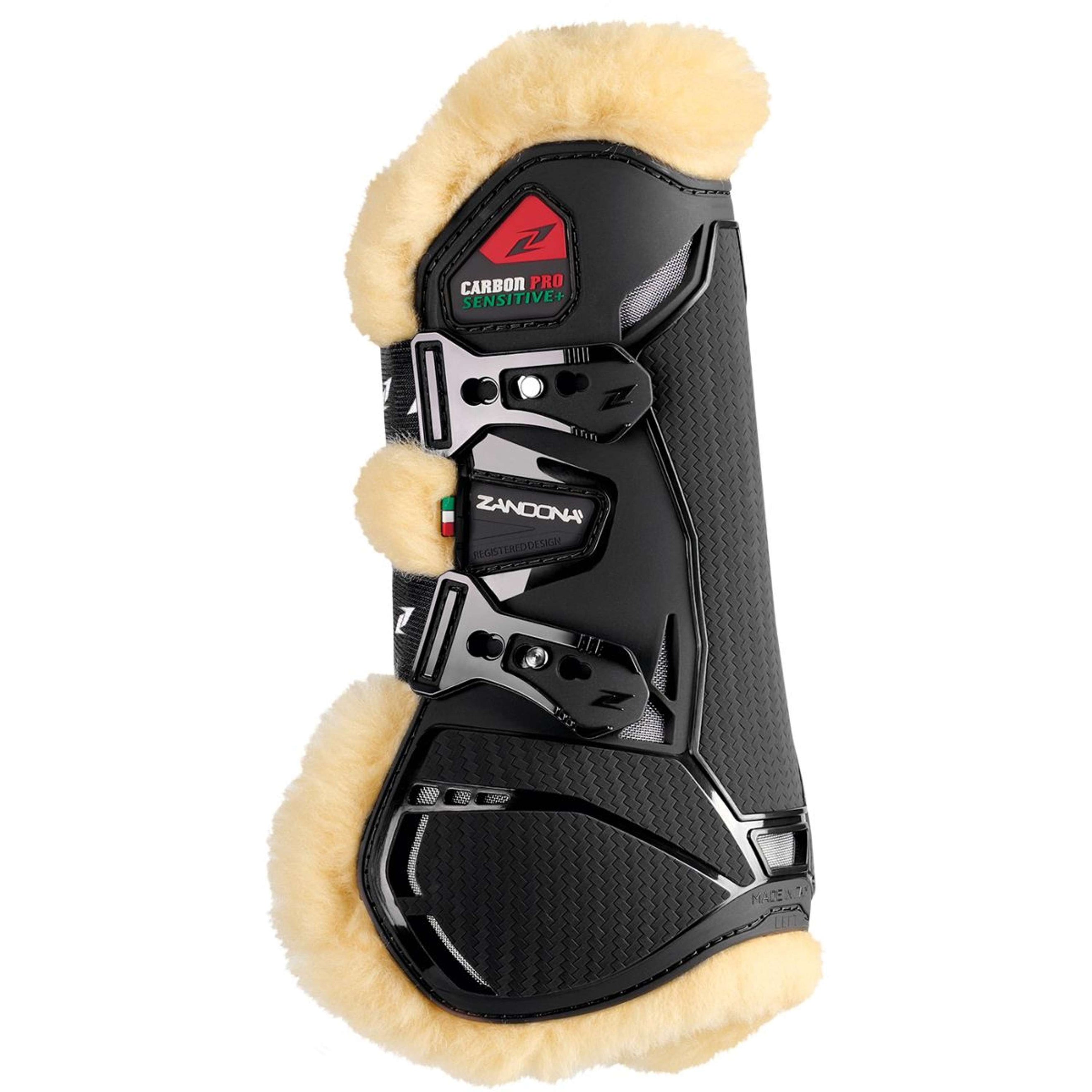 Zandona Botas para tendones Carbon Pro Sensitive+ Negro Zandona Botas para tendones Carbon Pro Sensitive+ Negro